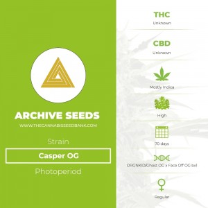 Casper OG Regular (Archive Seeds) - The Cannabis Seedbank