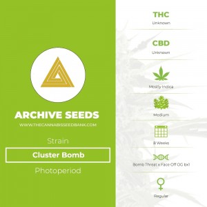 Cluster Bomb Regular (Archive Seeds) - The Cannabis Seedbank