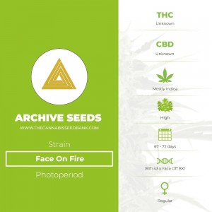 Face On Fire Regular (Archive Seeds) - The Cannabis Seedbank
