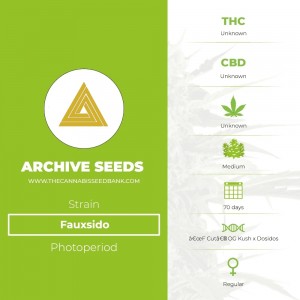 Fauxsido Regular (Archive Seeds) - The Cannabis Seedbank