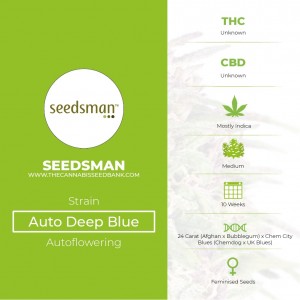 Auto Deep Blue Feminised Seedsman - Characteristics